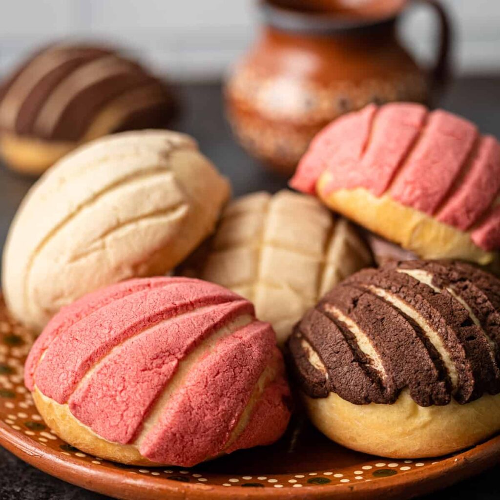 conchas or pan dulce square