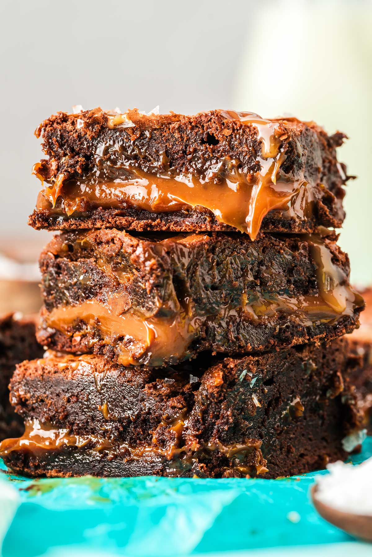 salted caramel brownies 3