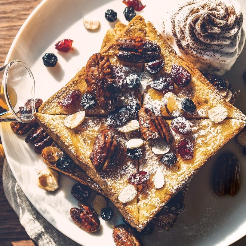 bread, dessert, food, breakfast, cake, bakery, delicious, sweet, sweets, bake, snack, butter, baked, chocolate, fresh, cafe, table